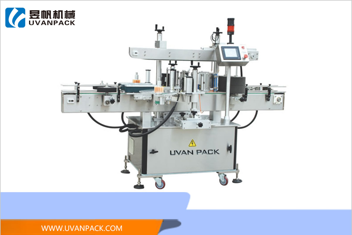 TNZ-120 square (flat) adhesive sticker side labeling machine